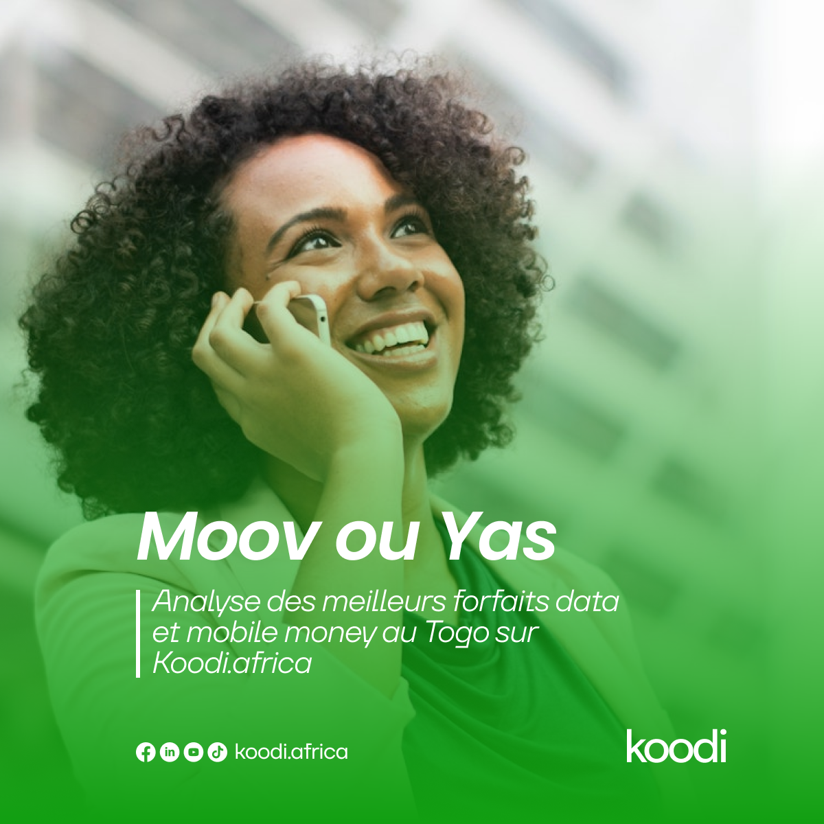 Moov ou Yas : Analyse des meilleurs forfaits data et mobile money au Togo sur Koodi.africa
